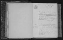 MILLY-LA-FORET. Mariages : registre d'état civil (1861-1875). 