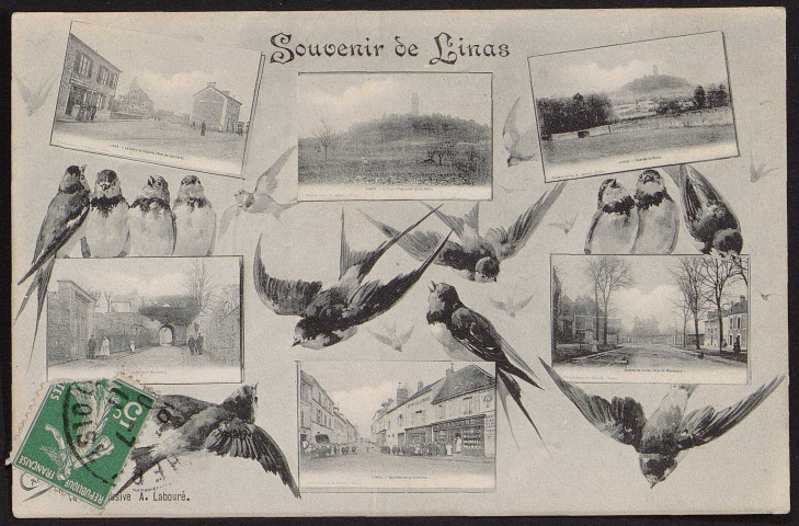 Linas.- Souvenir de Linas (juillet 1911). 