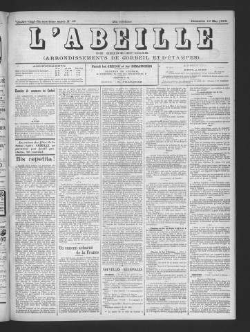 n° 39 (16 mai 1909)