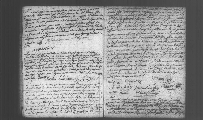 MONTGERON. Paroisse Saint-Jacques et Saint-Christophe : Baptêmes, mariages, sépultures : registre paroissial (1783-1792). 