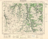 MALESHERBES (Loiret). - Carte de France, feuille XXIII-17, dessiné et publié par l'Institut géographique national en 1953, d'après des levés stéréotopographiques aériens, complétés sur le terrain en 1950-1951, mise à jour partielle en 1957, s. d. Ech. 1/50 000. Papier. Coul. Dim. 56 x 72,5 cm. [1 plan]. 