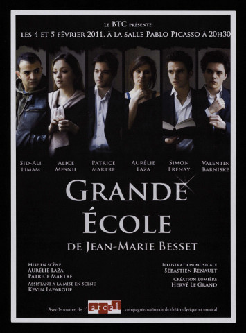 NORVILLE (la).- Projection cinématographique : Grande Ecole, de Jean-Marie Besset, Salle Pablo Picasso, 4 février-5 février 2011. 