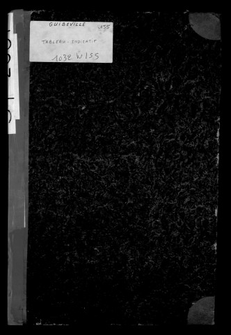 GUIBEVILLE. - Etat de sections [cadastre rénové en 1934]. 