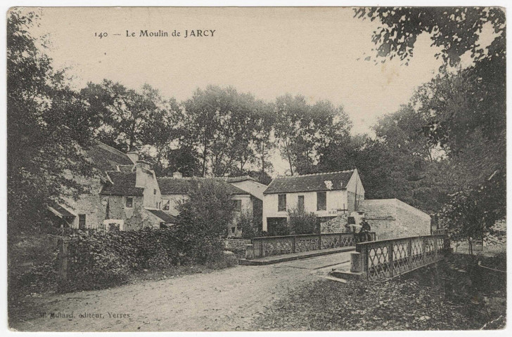 VARENNES-JARCY. - Le moulin de Jarcy [Editeur Mulard, timbre à 10 centimes]. 