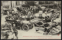 Dourdan .- Cour de l'hôtel de Lyon un jour de course (1er mars 1906). 