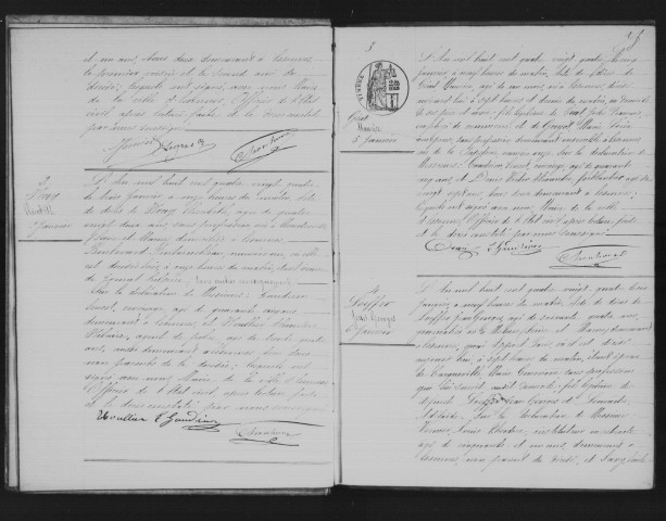 ESSONNES. Décès : registre d'état civil (1884). 