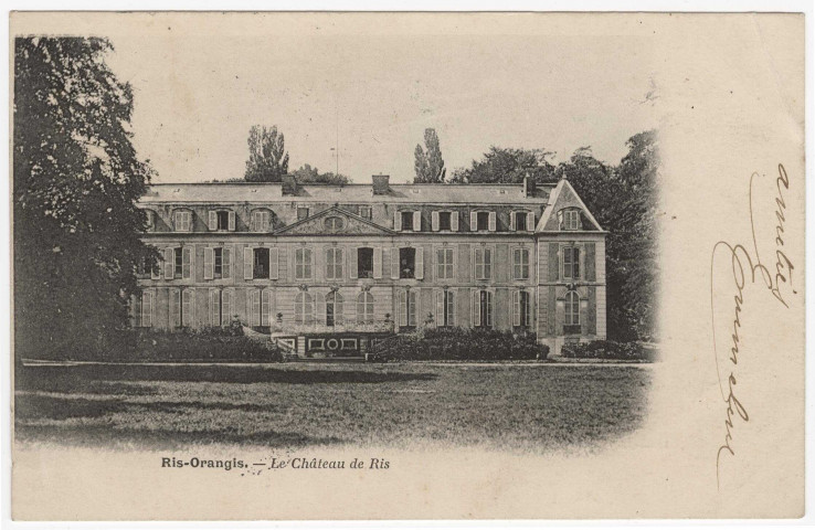 RIS-ORANGIS. - Le château de Ris [Editeur Prévost, 1904]. 