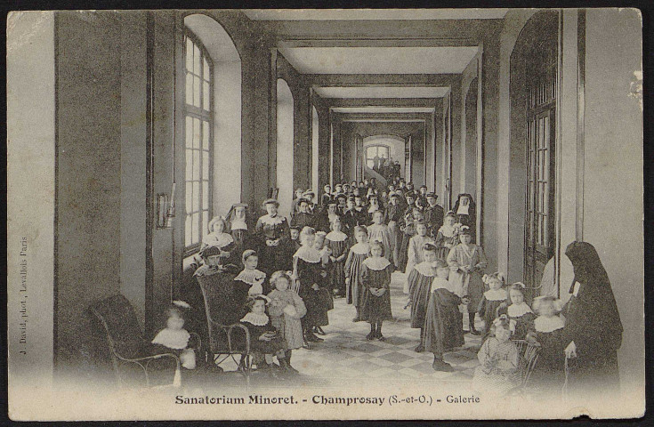 Draveil.- Champrosay. Sanatorium :galerie [1904-1906]. 