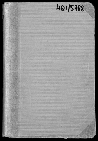 Conservation des hypothèques de CORBEIL. - Répertoire des formalités hypothécaires, volume n° 381 : A-Z (registre ouvert en 1913). 