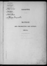 D'HUISON-LONGUEVILLE. - Matrice des propriétés non bâties : folios 1 à 492 [cadastre rénové en 1950]. 