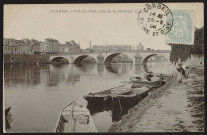Corbeil-Essonnes.- Vue du pont, pris de la Pêcherie (26 mars 1905). 