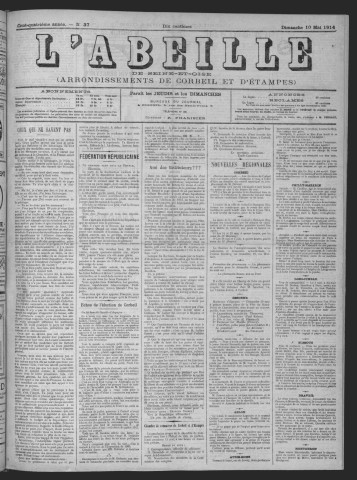 n° 37 (10 mai 1914)