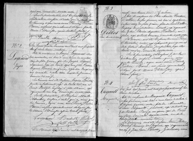 ETAMPES. Naissances : registre d'état civil (1869). 