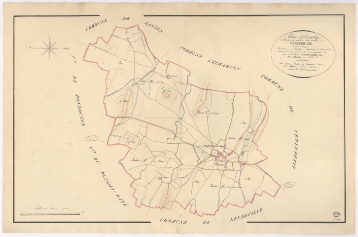 VERT-LE-GRAND. - Plan d'assemblage. 