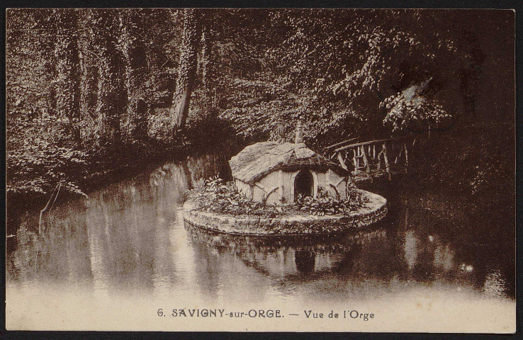 SAVIGNY-SUR-ORGE .- Vue de l'Orge [1920-1930]. 