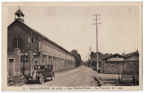 BALLANCOURT-SUR-ESSONNE. - Rue Eugène-Péreire. La papeterie, Duclos, 8 lignes, cote négatif 2A42b, sépia. 