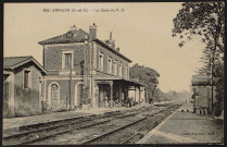Arpajon.- La gare [1904-1920]. 