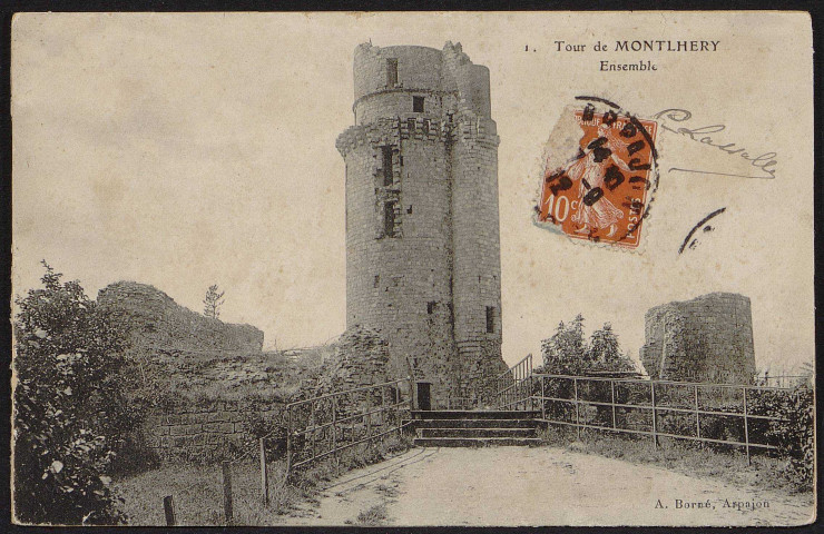 Montlhéry. - Tour de Montlhéry (7 août 1912). 