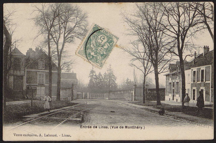 Linas.- Entrée de Linas [1904-1906]. 